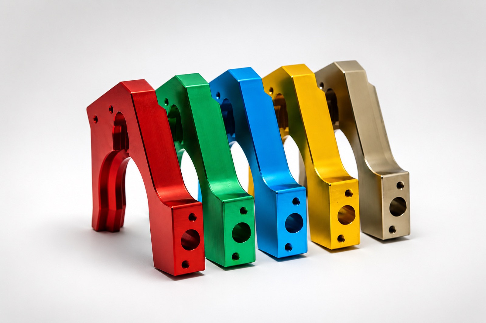 Aluminum anodizing services for CNC machined components