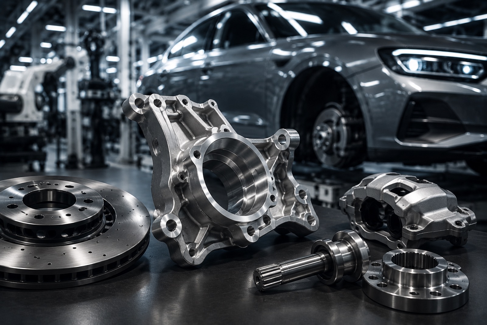 Custom CNC machined automotive components