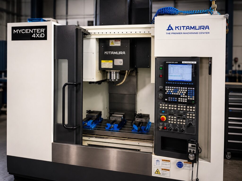 Kitamura Mycenter 4XiD CNC milling machine at Precision Machining Products