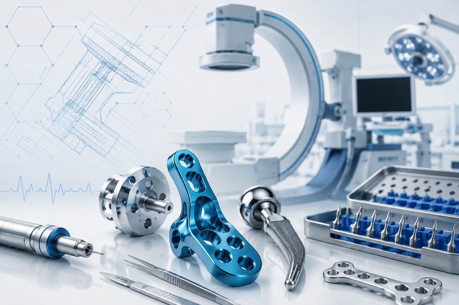 Precision CNC machining for medical equipment components