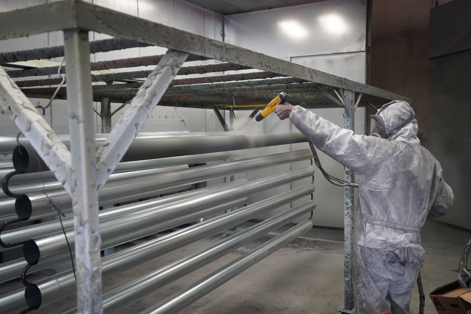 Professional powder coating services for machined parts