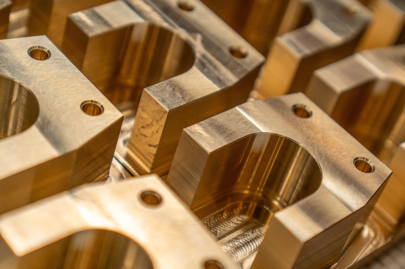 Production CNC machining for custom manufactured parts